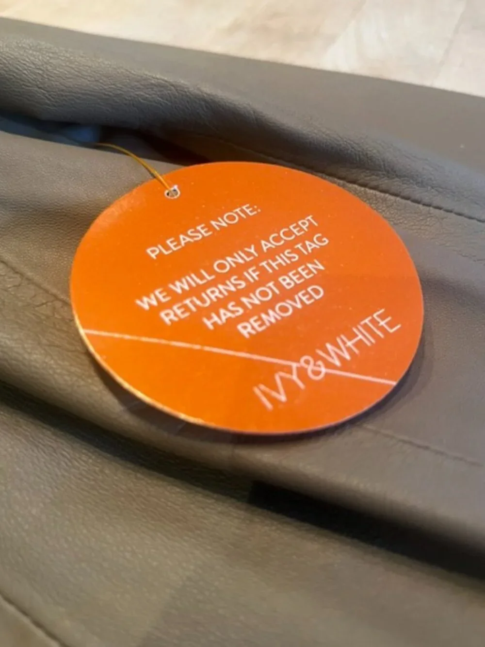 Taupe Lambskin Cropped Jacket – new with tags - Picture 8 of 9